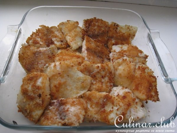 Рыба в сырном суфле (вариант)