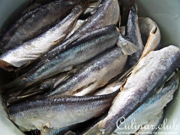 Балтийская салака (Baltijas renges) тушёная под сметаной с овощами