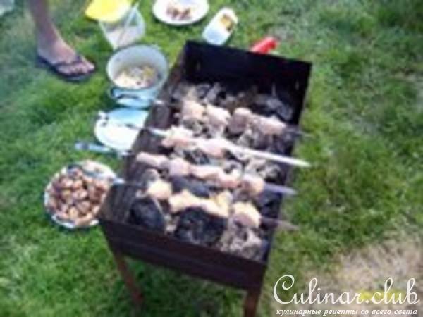 Шашлык из семги 