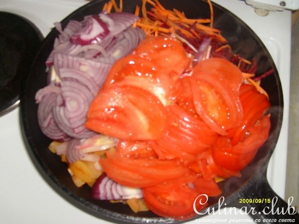 Рыбные тефтели с овощами.