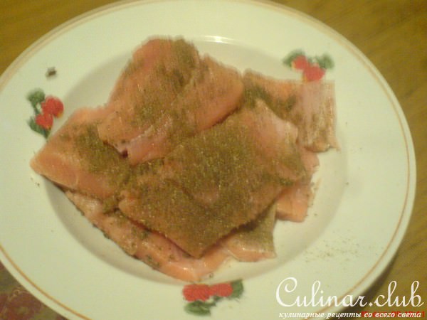 Рыба, жареная в кунжуте