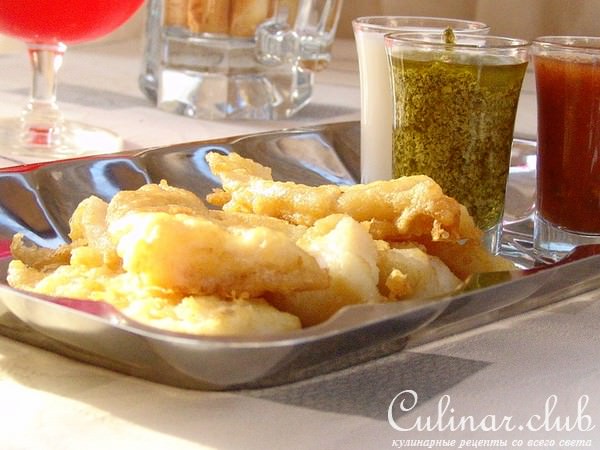 Кокосовый кляр для рыбы и морепродуктов