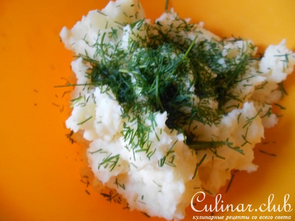 Картофельные пирожки с горбушей