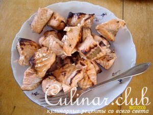 Шашлык из семги