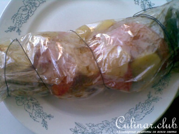 Рыбка в рукаве(вариант)