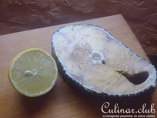 Рыба Эскалар (Масляна) в лимонном соусе