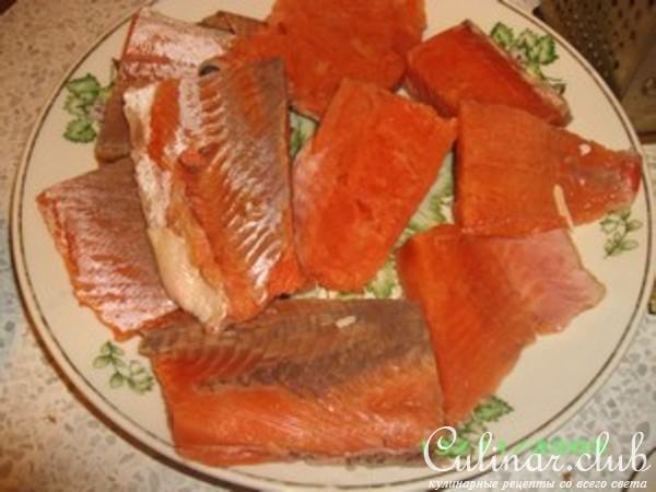 Кета с красной капустой
