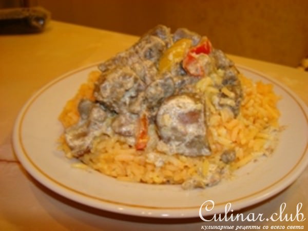 Жареная куриная печенка