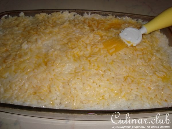 РИСОВЫЙ ПУДИНГ С КУРИНОЙ ПЕЧЕНЬЮ