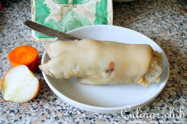 Свиные ножки (копытца). Карпатская кухня.