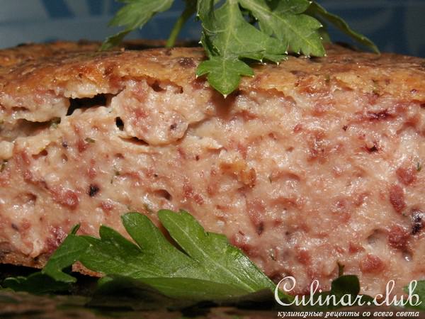 Пудинг из куриных сердечек "Охотница Диана"
