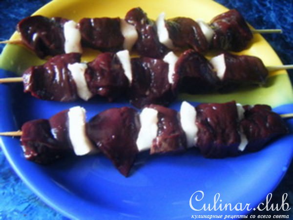 Шашлычки из Телячей Печени(по просьбе кулинаров)