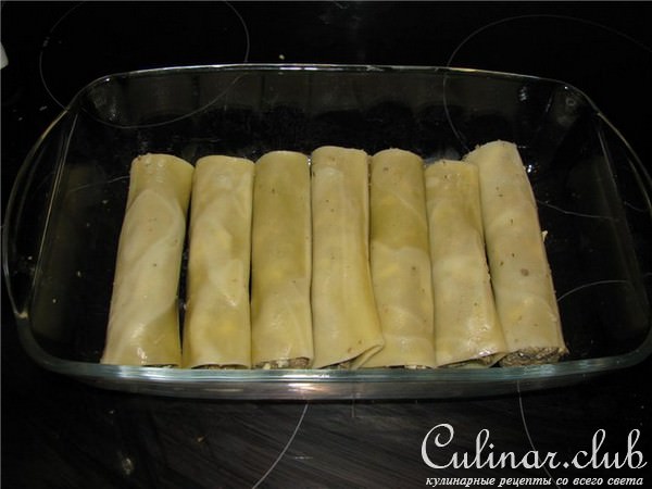 канеллиони с печенью