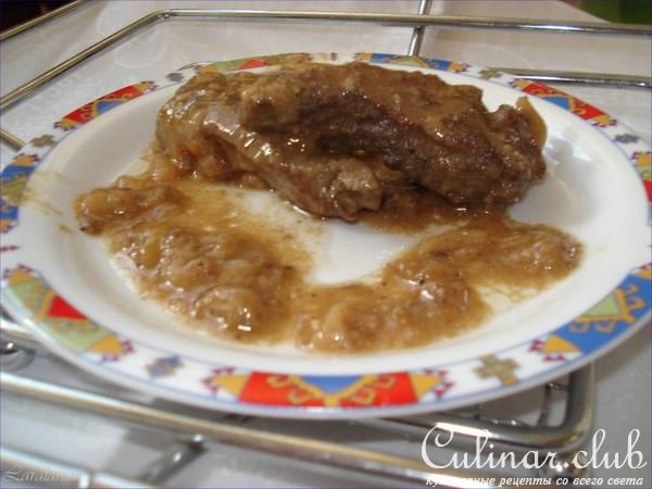Печень в луковом соусе для любителей и тех, кто не очень...