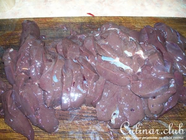 Печень и сердце барашка в остром кисло-сладком соусом