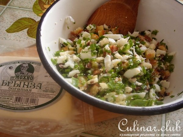 Печень фаршированная по-балкански.