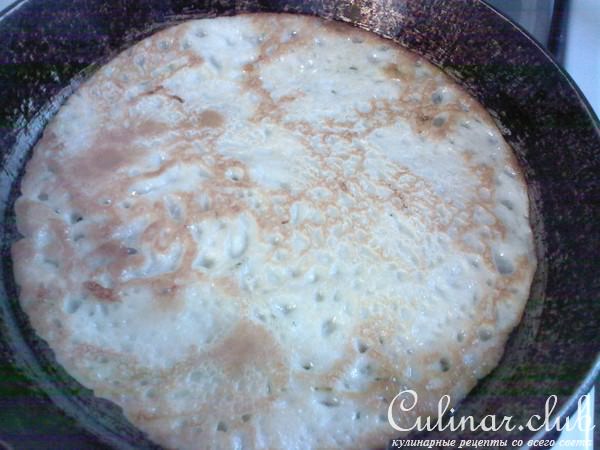 блинчики с грибами и печенью цыплёнка