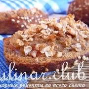 Горячие заливные бутерброды с гречневыми хлопьями