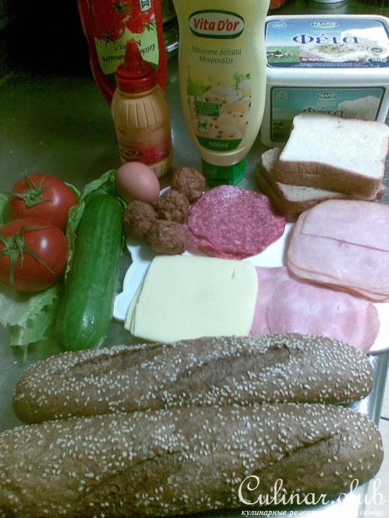 закрытые бутерброды типа сандвич и тост на любой вкус