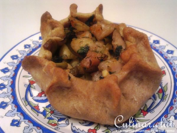 Колядки из ржаной муки с индейкой по-мароккански