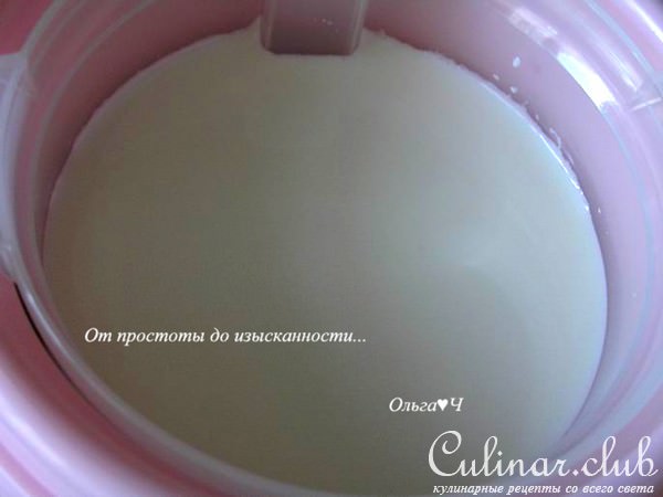 Домашний йогурт с грушей и мятным сиропом