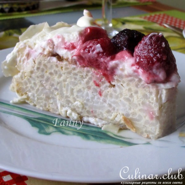 Праздничный азиатский рисовый пирог