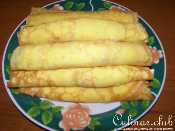 Блины с творогом и абрикосами(вариант)
