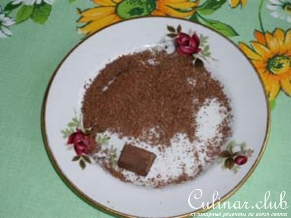 Ягоды с творожным кремом