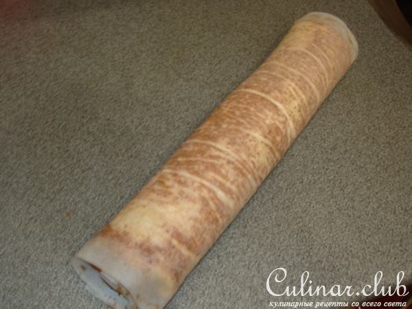 Нежный бисквитный рулет из фасоли "Лима"для Мистраль.
