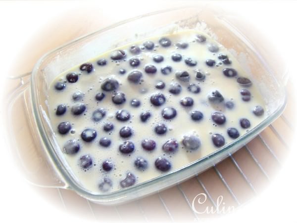 Клафути-французский пирог с вишнями.