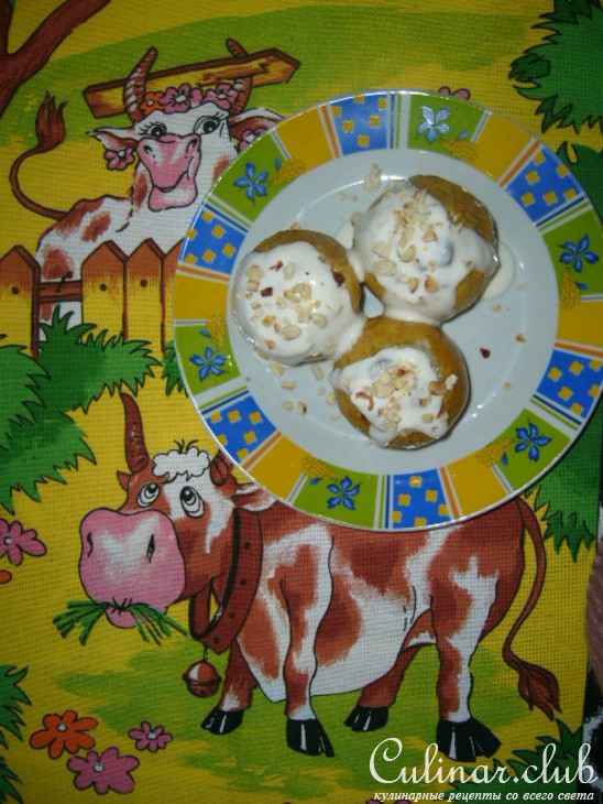 Яблоки фаршированные рисом 