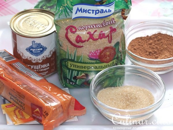Ромовое пирожное - рулет без выпечки