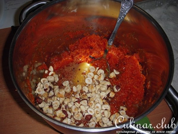Cezerye / Джезерье - Карамельная сладость из моркови с орехами