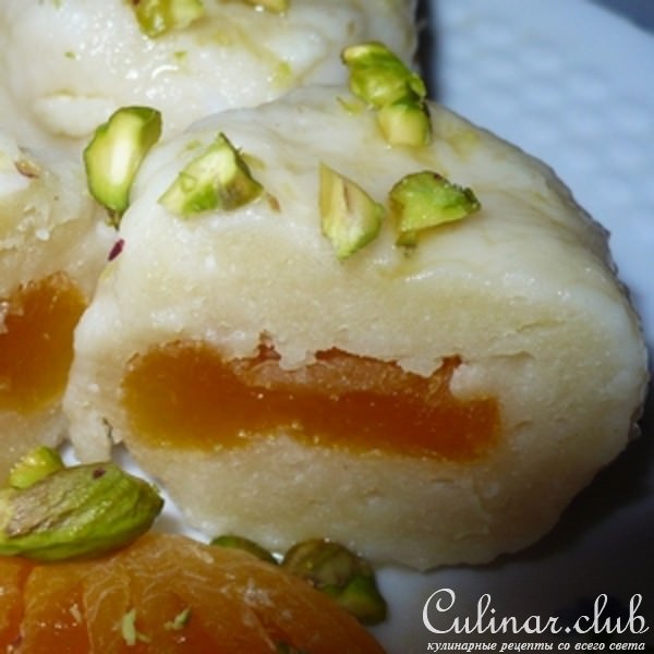 Творожные крокеты с курагой