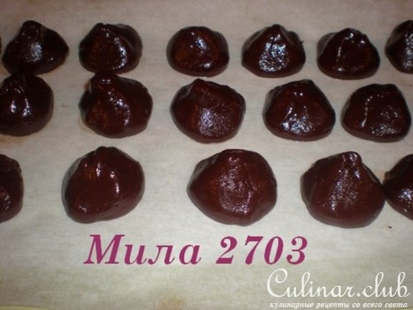 Шоколадные конфеты «Кофе со сливками» (очередной вариант)