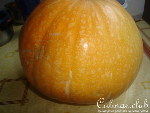 Тыквенная запеканка с творогом и рисом