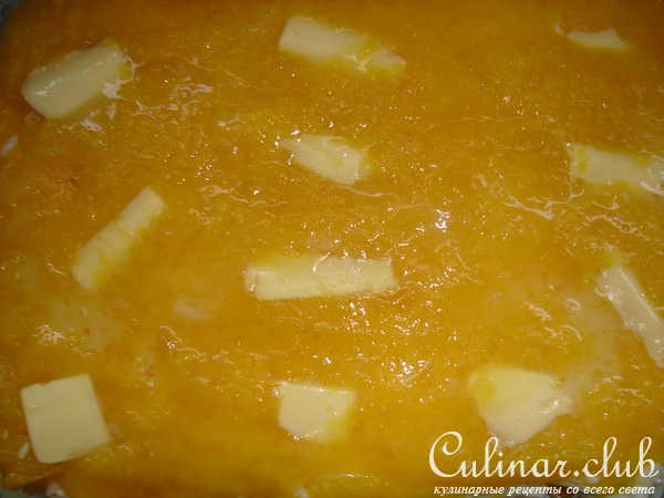 Тыквенная запеканка с творогом и рисом