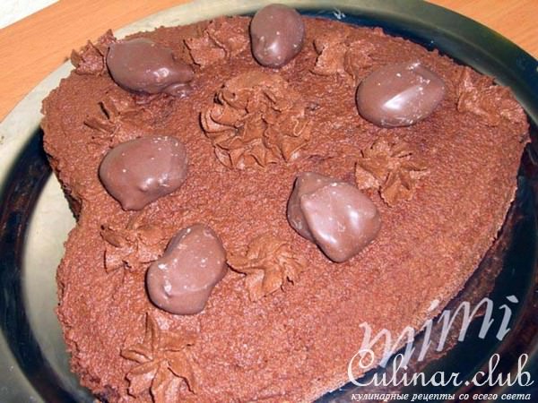 шоколадный торт "ромовая слива"
