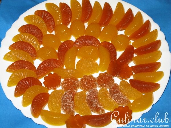 мармелад апельсиновый и из маракуйи
