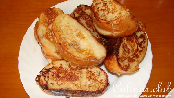 Гренки а-ля пирожки с яблоками