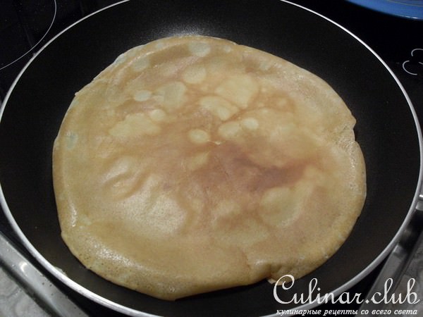 Crpes (блинчики) с начинкой из пепино 