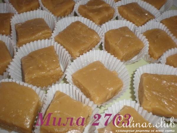Сливочно-миндальная помадка