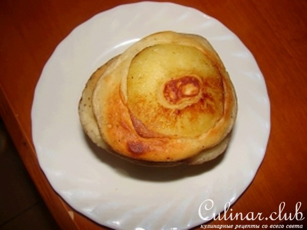 Яблочные оладьи