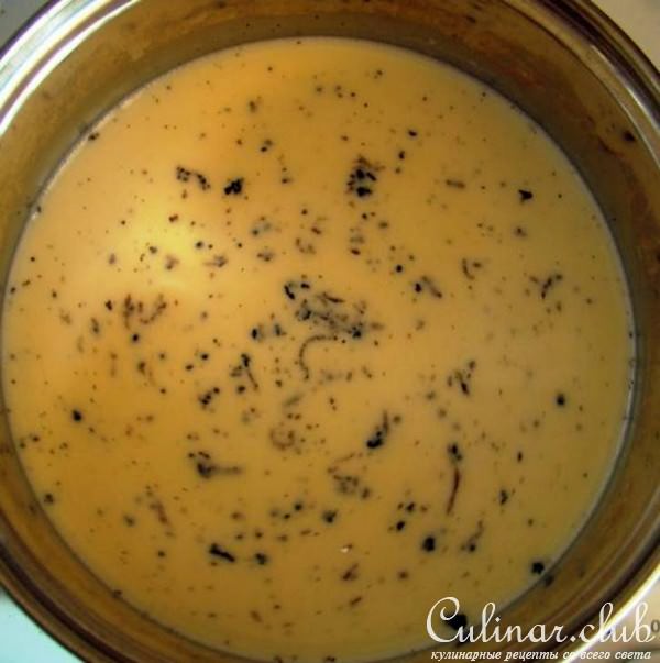 Панакота с карамельным соусом "Тоффи"