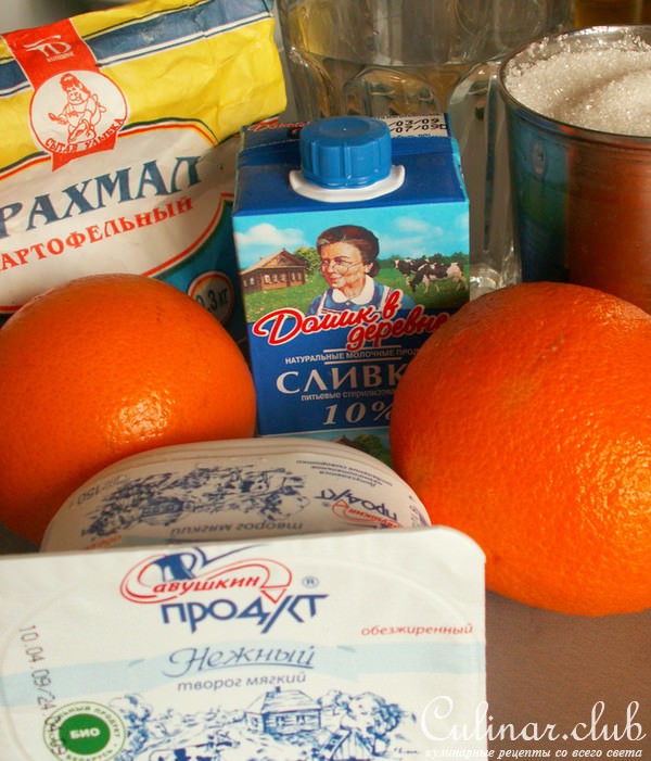 Апельсиновый десерт "Искушение"