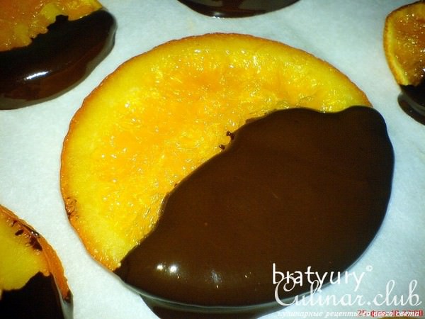 Мандарины и апельсины карамелизированные в шоколаде