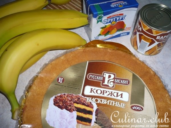 Банановый скорый тортик