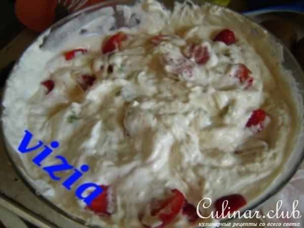 Творожное суфле с ягодами и фруктами