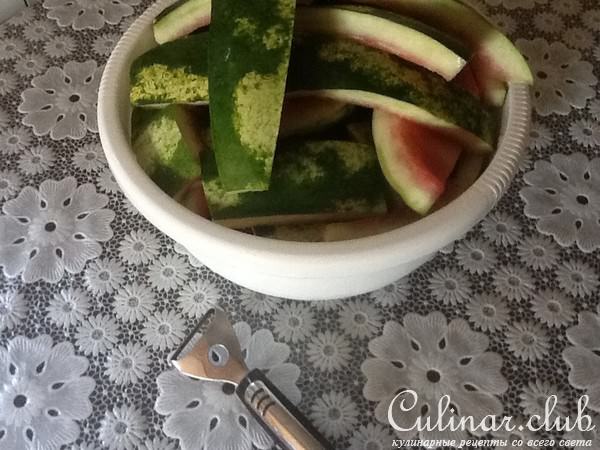 Цукаты из арбузных корок ( вариант)