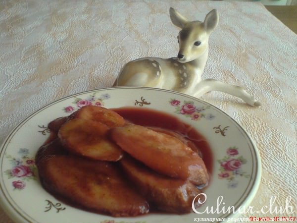 Бананы в вине (для любителей корицы)